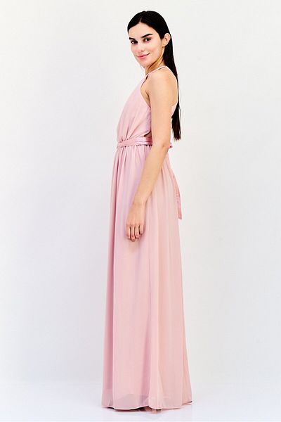 TNFC Women Bridesmaid Maxi Dress, Pink