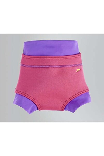 SPEEDO غطاء حفاضات السباحة للأطفال، باللونين الوردي والأرجواني