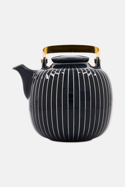KAHLER Fancy Porcelain Tea Pot 1,2 L, Black