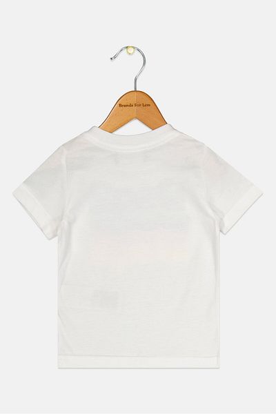 DSquared2 Toddlers Boy Short Sleeves Brand Logo T-Shirt, White