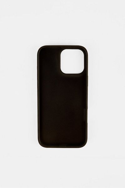 Guess iPhone 16 Pro Max Glitter Hard Phone Case, Black