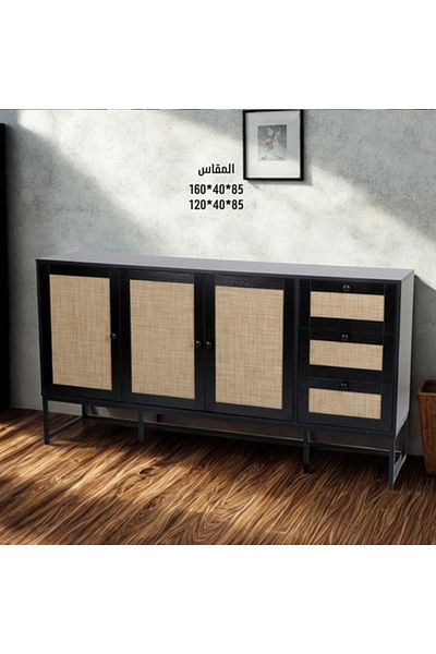 DECORA Stylish and modern buffet cabinet, 160 cm.