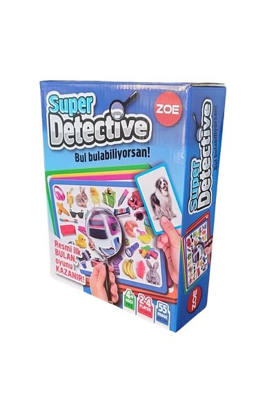 ELDİPA Super Detective Intelligence and Attention Developing Card Game 55 Cards 6 Visual Tables 4+Age Educational Family Game