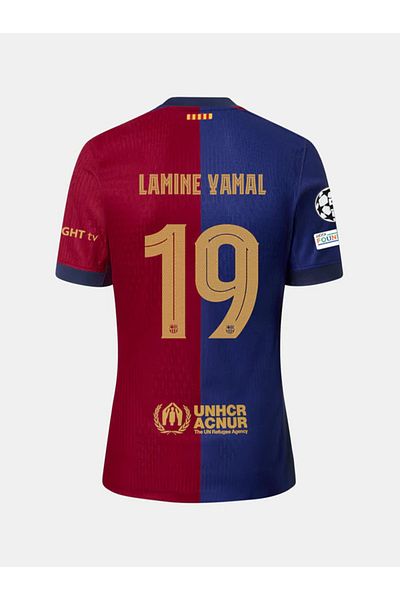 GALLUMA BARCELONA LAMINATED PATCH 19 NOUA SEZON SET DE 3 tricouri de fotbal pentru copii. FORMA+SHORT+ȘOSETE
