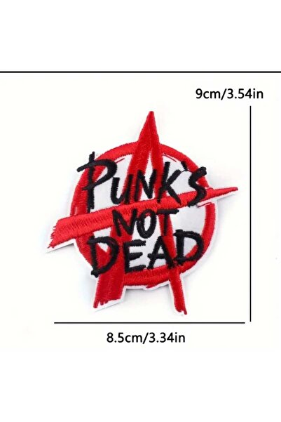 DÜKKAN DESİGN Punks Not Dead Patch