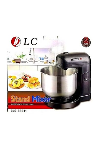 DLC خلاط كهربائي قائم بقوة 350 واط 350.0 واط أسود/فضي