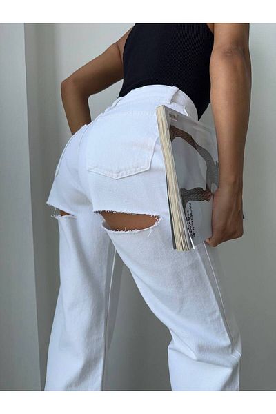 DENİKK TREND SPECIAL DESIGN Άνετη ΜΟΝΤΕΛΟ ΠΑΝΤΕΛΟΝΙ ΠΑΛΑΖΖΟ ΤΖΙΝ ΤΕΝΙΣΜΟΥ