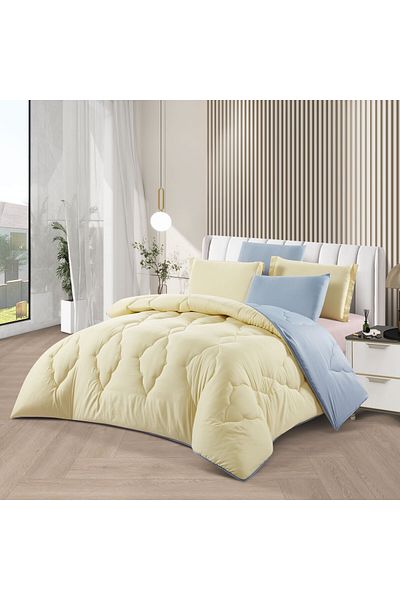 Q LAND Summer double-sided bedspread, 6 pieces, a quiet luxury in your bedroom
