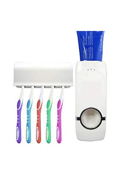 Skygo Automatic Toothpaste Squeezer with Toothbrush Holder