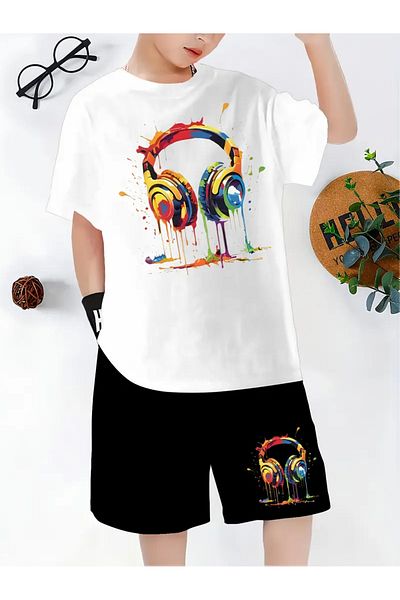 Cevval Children's T-Shirt and Pocket Shorts Set