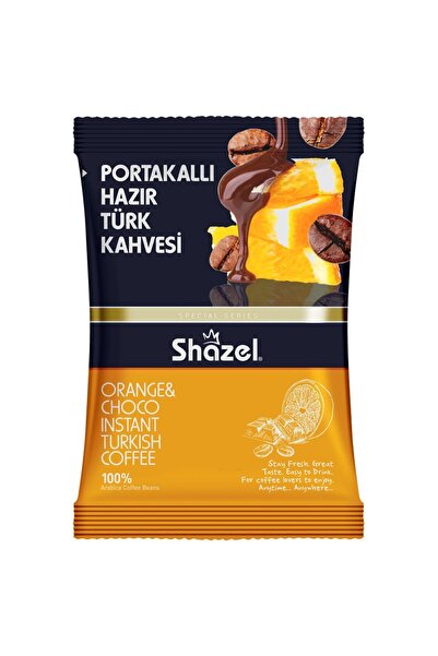 Shazel Portakallı Hazır Türk Kahvesi 100 G X 4 (AROMALI)