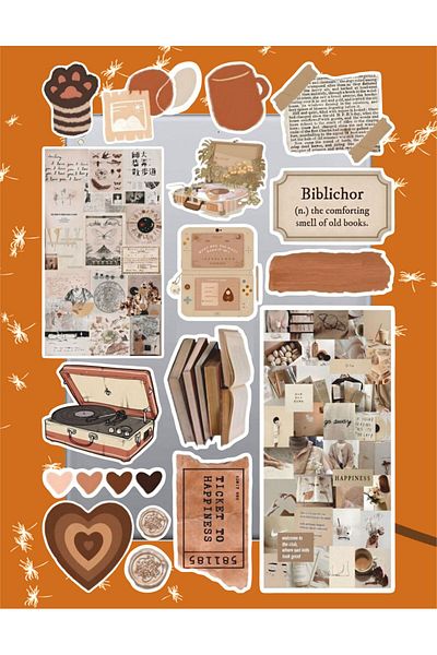 hediyenebak Biblichor Themed Sticker Set |   Laptop Agenda Notebook Tablet Phone Notebook Sticker Bullet Journal