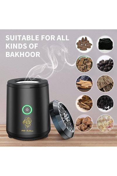 Denx Rechargeable Mini Electric Resin Incense Burner for Incense Burner, Burner, Office, Home Decor, Incense
