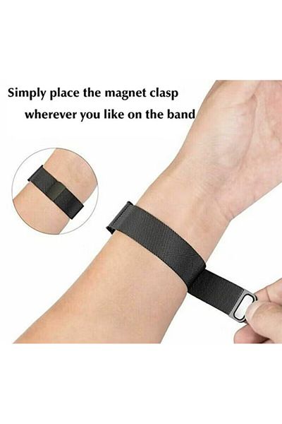 STEEL metal strap 38/40/41 black