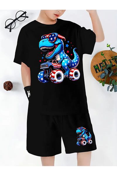 Cevval Children's T-Shirt and Pocket Shorts Set