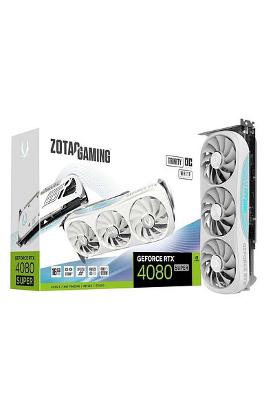 Zotac ZOTAC Gaming GeForce RTX 4080 Super Trinity OC White Edition DLSS 3 16GB GDDR6X 256-bit 23 Gbps PCIE