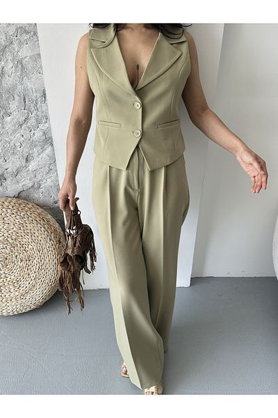 MYGİYİMİSTANBUL Vest Trousers Set