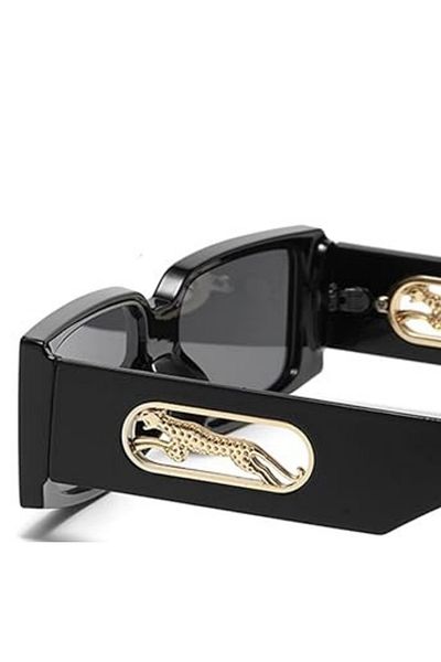 MACERATİ Sezzy Unisex Vintage Black Sunglasses