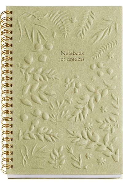 Emperium Sbl Notebook Mr A5 Ruled Embossed Botanical Fl. Mallor Sblshp 1064356