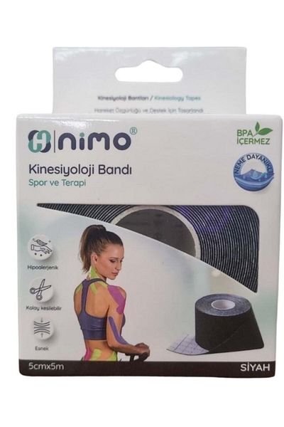 Nimo Nimo Kinesiology Tape Black