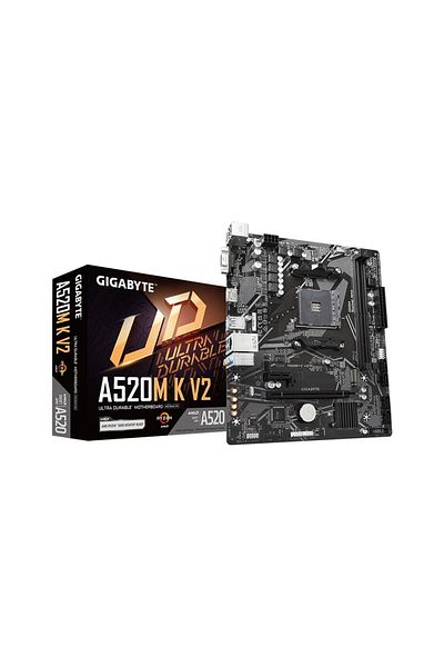 Gigabyte A520m K V2 DDR4 5100 ميجا هرتز (OC) HDMI M.2 Matx Am4