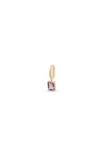 Safir Kuyumculuk S'Charm Morganite Diamond Charm