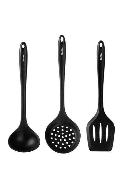 Tantitoni Black Silicone Triple Preparation Set