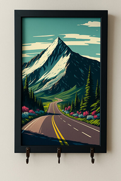 Efem Dekor Eğlenceli Tasarımlı Anahtar Askısı – 21x30 cm Kişiye Özel Duvar As...