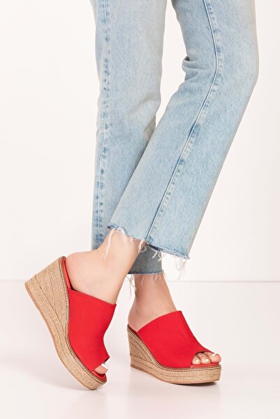 Gondol Sandale de damă din piele naturală, in, cu toc pană, cu platformă ell.6948