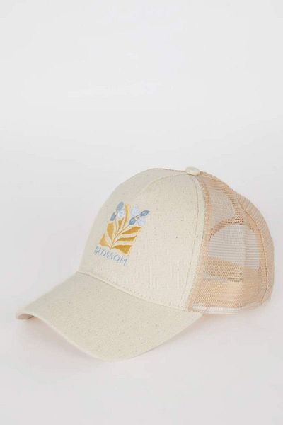 DeFacto New Season Women's Label Printed Woven Baseball Basketball Cap