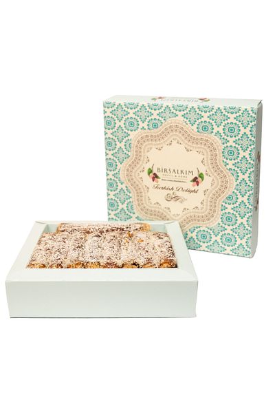 Bİrsalkım Pestİl & Köme Coconut Nut Paste Filled Finger Pestil 250 Gram Gift Box