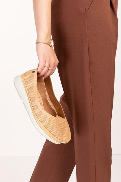 Gondol Balerini casual de vară din piele naturală vtg.401