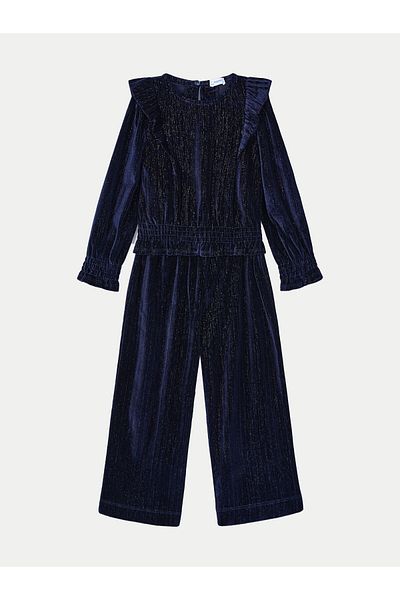 MAYORAL Set bluză și pantaloni pentru fete mayoral 4550 Bleumarin