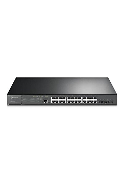 TP-LINK محول شبكة جيجابت قابل للإدارة بـ 24 منفذًا طراز TL-SG3428XMP مع 4-10 ...