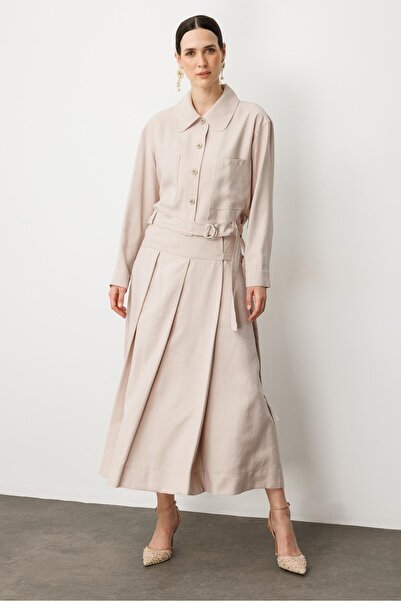 accort Kemer Detay İnce Ceket-TAŞ