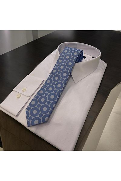 Sarar Polka Dot Light Blue Tie