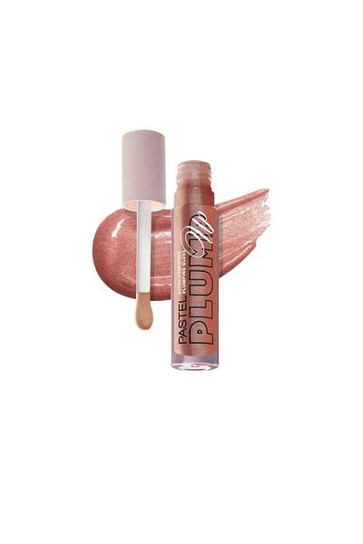 Pastel Plump up 202 Extra Hydrating Plumping Lip Gloss + Elite Kajal Eye Liner (Coffee)