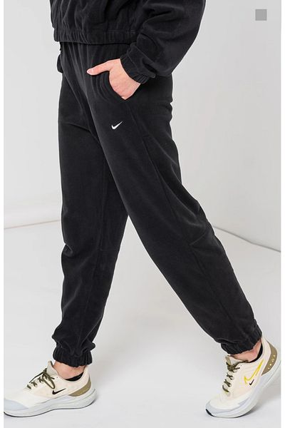 Nike Therma Fit One Fleece Loose Fit High Rise Pant Bol Cut Fleece Women's Sweatpants Black