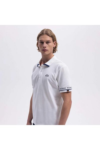 Ellesse Ανδρικό μπλουζάκι με γιακά πόλο Sartorıa White Em375