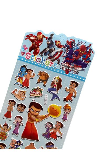Pembe Pasaj Chhota Bheem Sticker - Cartoon Sticker - Embossed Sticker Sticker for Kids
