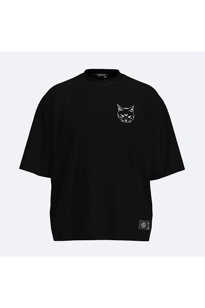 Shout Oversize Mystic Cat Boxy Fit Unisex T-Shirt