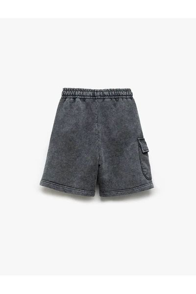 Koton Pantaloni scurți pentru băiat antracit 5skb40037tk