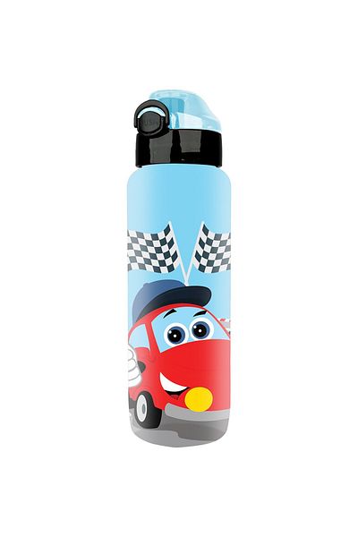 Noki Kids Water Bottle with Touch Strap 550 ml Blue