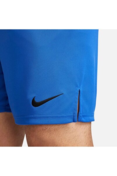 Nike Dri-Fit Knit 6.0 Erkek Mavi Antrenman Şort
