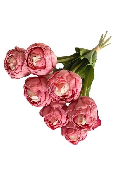 huitich Stunning Artificial Tulip Bouquet: Perfect Wedding Decor Inspiration Light Pink