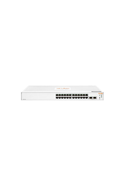HP Aruba Instant On، JL812A، 1830-24G، 24 منفذ، جيجابت، منفذان جيجابت SFP، قابل للإدارة، حامل رف