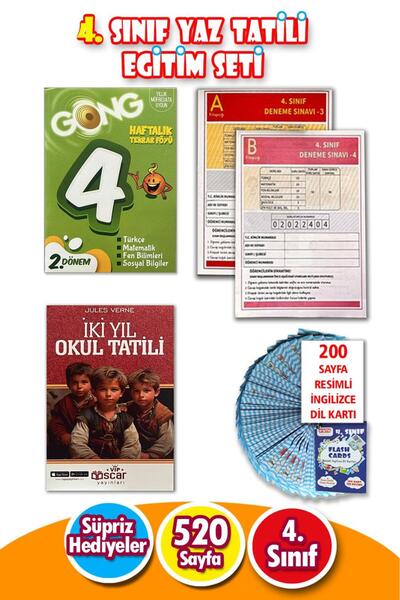 Harika Kitap 4.Sınıftan 5.Sınıfa Geçenler için Haftalık Yaz Tatili Tekrar ve ...