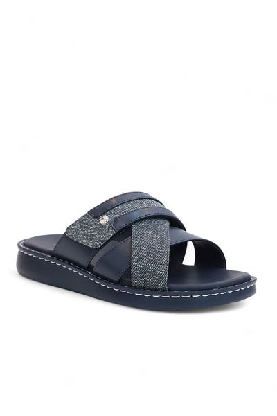 Konfores 2149-9968-12 Full Anatomical Top Quality Banded Men's Daily Slippers