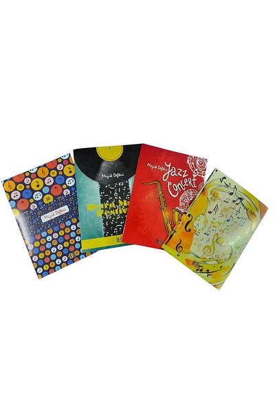 Umut A4 Large Music Notebook 20 Leaves 1 Piece