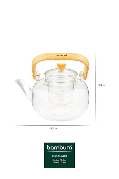 Bambum Ragnar Glass Teapot 1000ml
